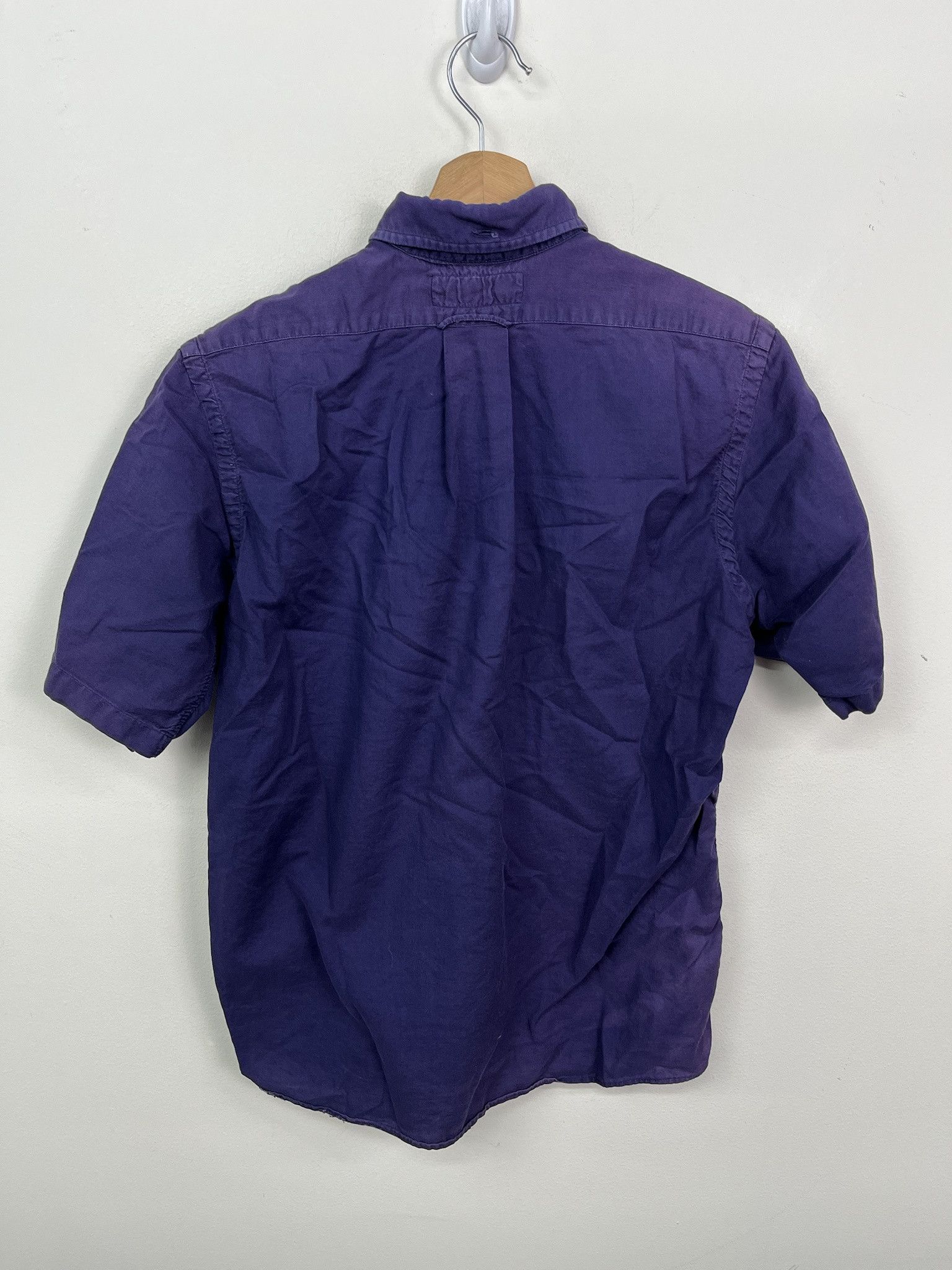 Vintage Vintage 1990s Purple Quarterbutton Tunic Top Size S Size US S / EU 44-46 / 1 - 3 Thumbnail
