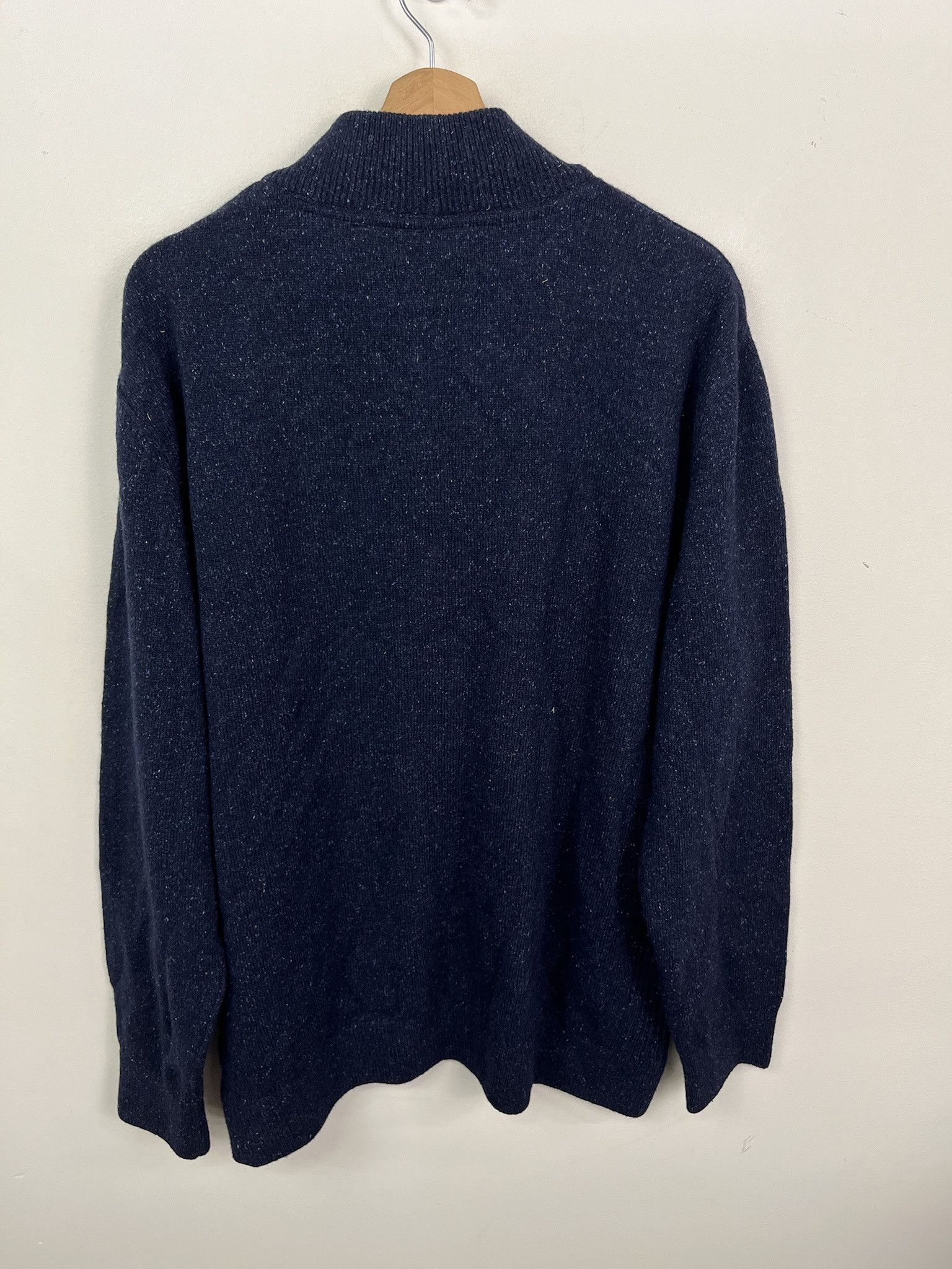 Other Vintage Barbour Kniy Sweater 2000s Quarterzip Blue Knit Sweater Size XXL Size US XXL / EU 58 / 5 - 4 Thumbnail