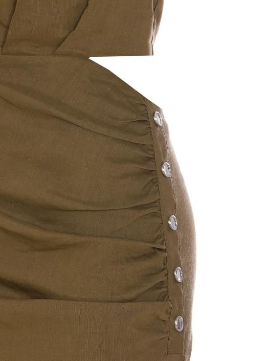 Pinko PINKO Women Mid Skirts 104955 A0IMX26 Green Size M / US 6-8 / IT 42-44 - 3 Thumbnail
