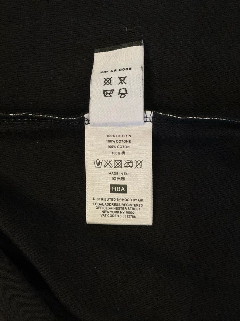 Hood By Air Hood by Air Black and White Logo T-Shirt Size US XS / EU 42 / 0 - 6 Thumbnail