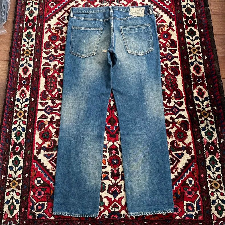 Visvim Visvim Water-Washed Denim Jeans for Sale Size US 36 / EU 52 - 2 Thumbnail