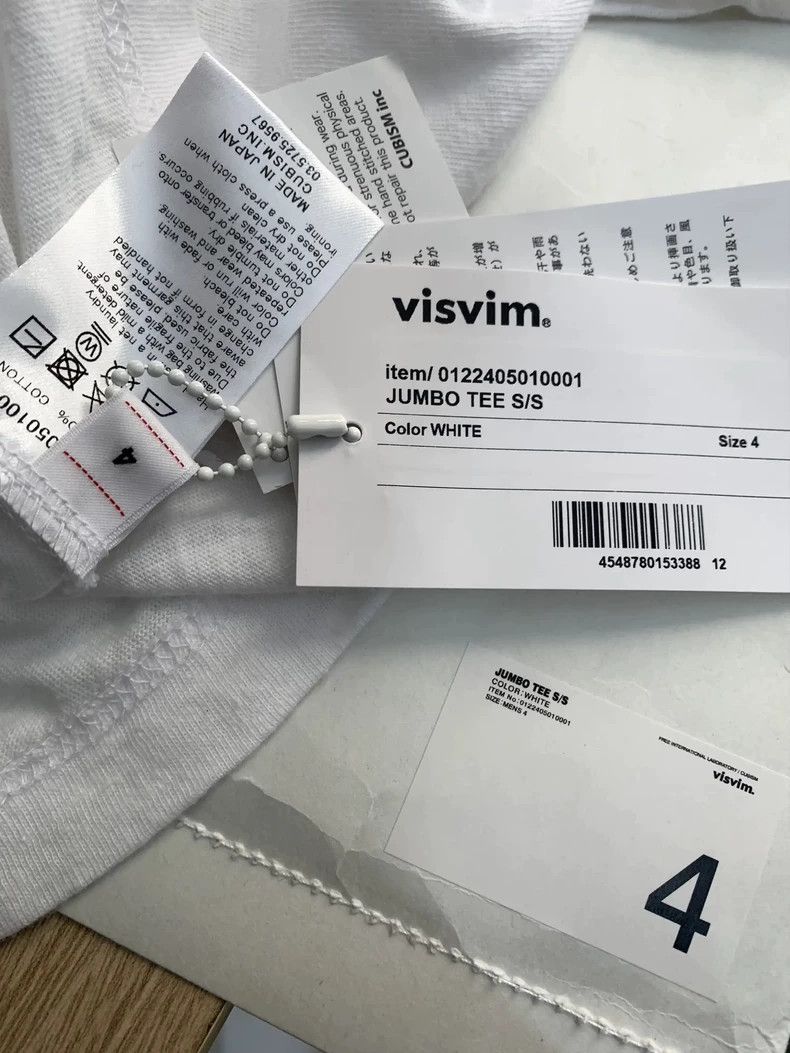 Visvim VISVIM Jumbo Short Sleeve T-shirt Size US L / EU 52-54 / 3 - 4 Thumbnail