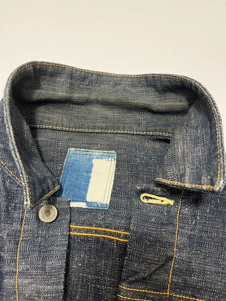 Visvim Visvim ICT 102 Navy/Grey Linen Jacket Size US M / EU 48-50 / 2 - 3 Thumbnail