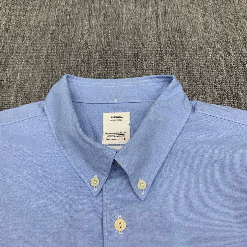 Visvim Visvim Long Sleeve Blue Shirt Size 3 Size US M / EU 48-50 / 2 - 8 Thumbnail