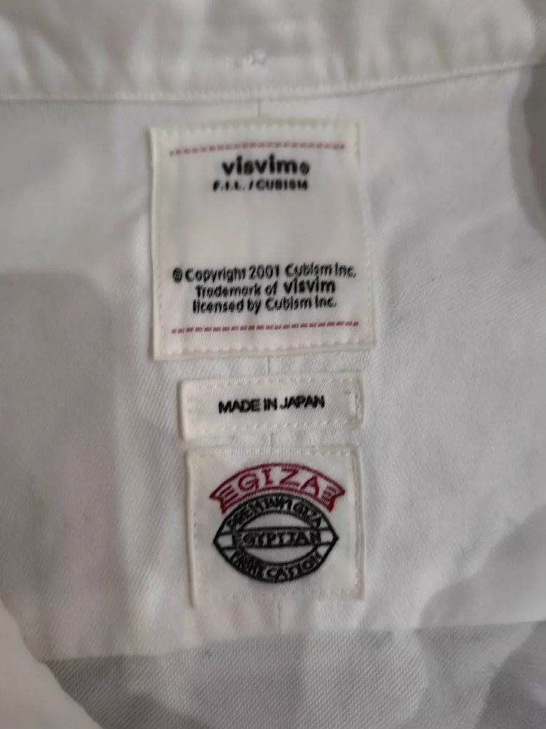 Visvim White Visvim Casual Shirt Size US M / EU 48-50 / 2 - 4 Thumbnail