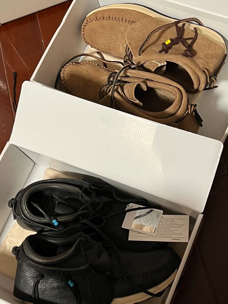 Visvim Visvim FBT Black Leather Kangaroo Shoes Size US 8 / EU 41 - 8 Thumbnail