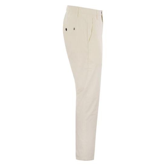 Dondup DONDUP Men Straight Pants UP518PSE025UPTD WHITE Size US 34 / EU 50 - 3 Thumbnail