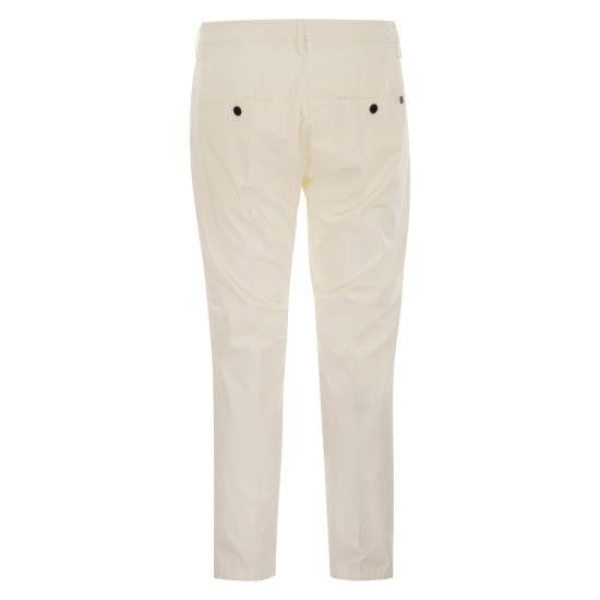 Dondup DONDUP Men Straight Pants UP518PSE025UPTD WHITE Size US 36 / EU 52 - 2 Thumbnail