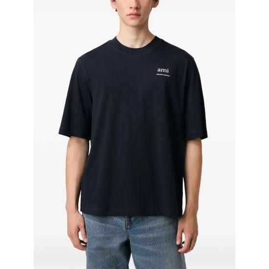 AMI AMI Men T-Shirts HTS048 JE0119 4011 BLUE Size US S / EU 44-46 / 1 - 3 Thumbnail