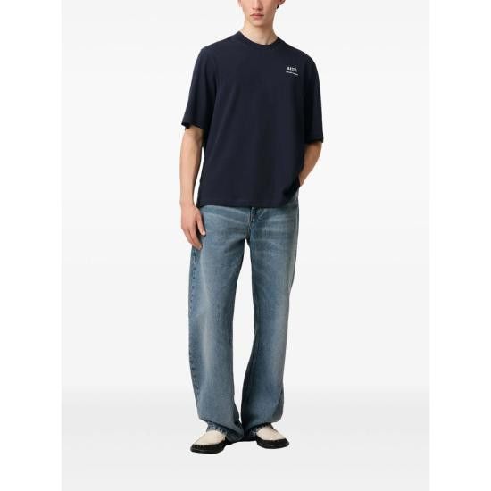 AMI AMI Men T-Shirts HTS048 JE0119 4011 BLUE Size US S / EU 44-46 / 1 - 2 Thumbnail