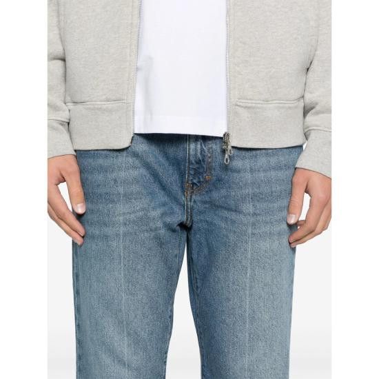 JEANERICA JEANERICA Men Denim Pants OM011 266 ODVIN BLUE Size US 30 / EU 46 - 4 Thumbnail