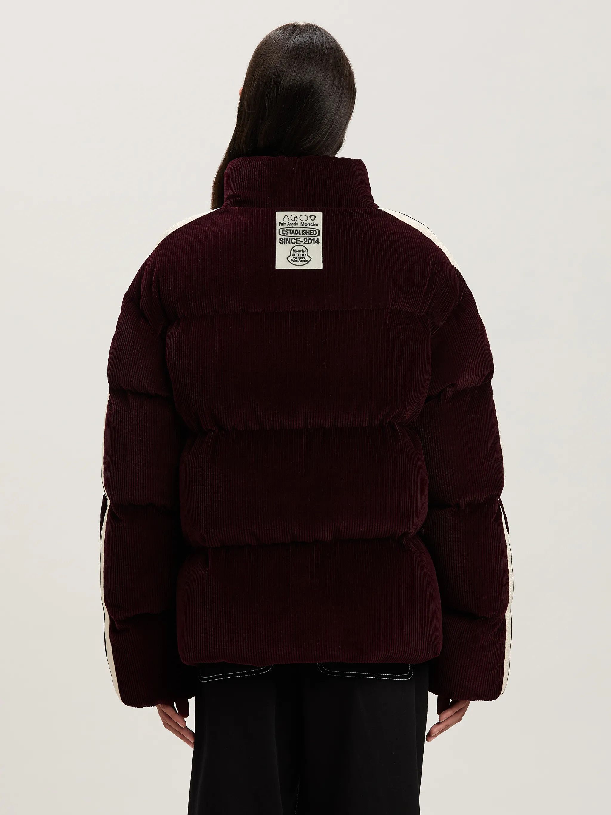 Moncler × Palm Angels ABROLHOS DOWN JACKET MONCLER X PALM ANGELS in burgundy Size US XXL / EU 58 / 5 - 2 Thumbnail