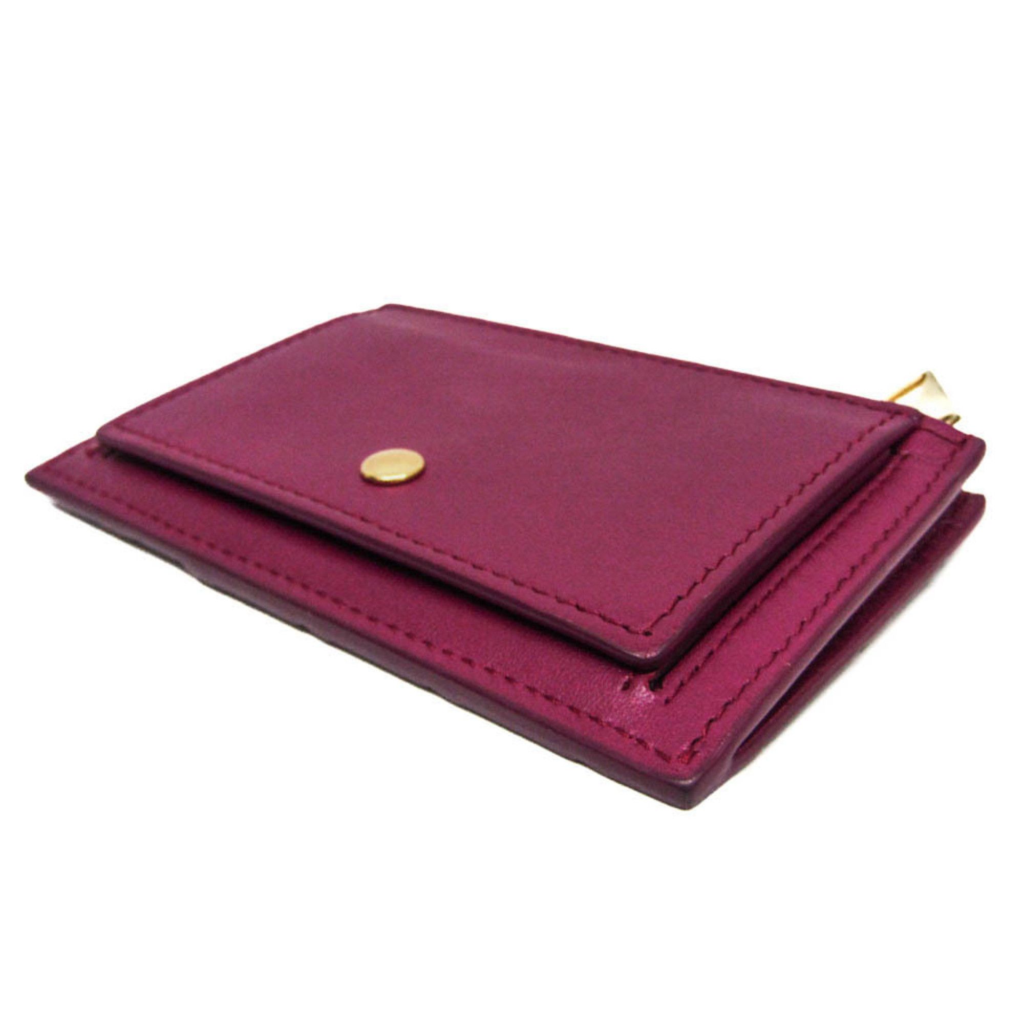 Bottega Veneta Bottega Veneta Intrecciato Coin Card Case Women's Leather Coin Purse/coin Case Purple Size ONE SIZE - 2 Thumbnail