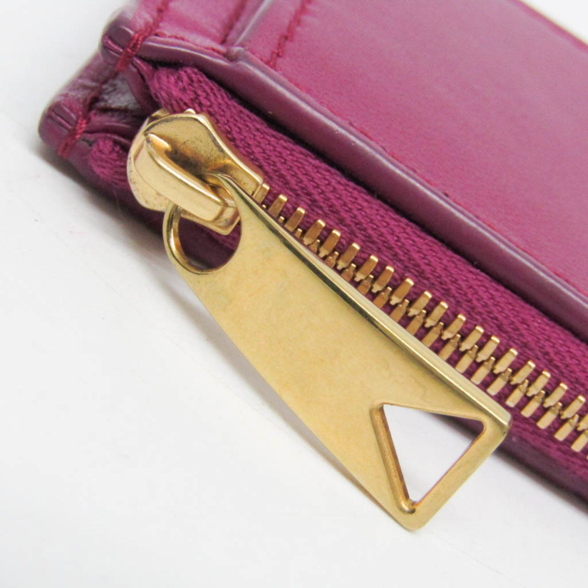 Bottega Veneta Bottega Veneta Intrecciato Coin Card Case Women's Leather Coin Purse/coin Case Purple Size ONE SIZE - 9 Thumbnail
