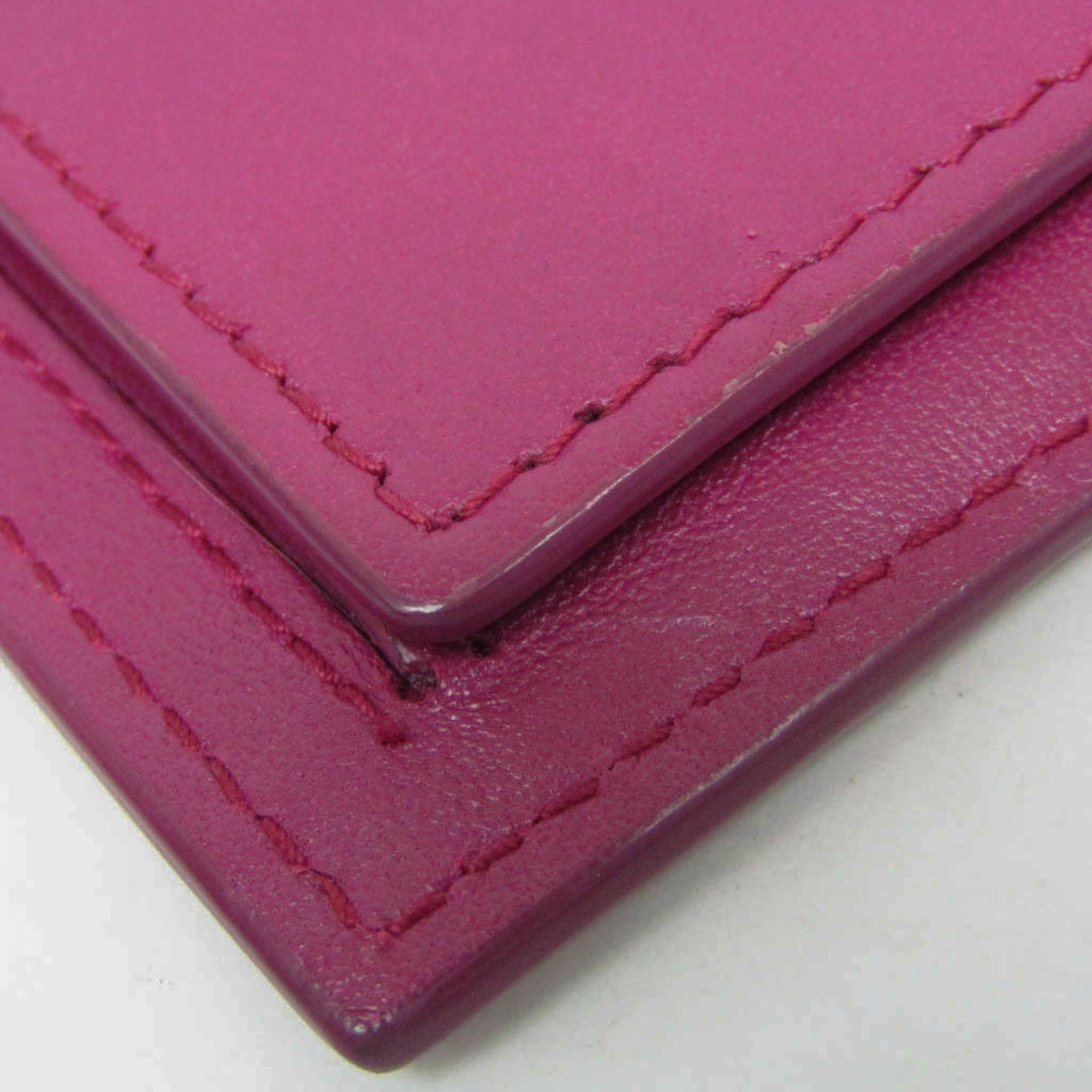 Bottega Veneta Bottega Veneta Intrecciato Coin Card Case Women's Leather Coin Purse/coin Case Purple Size ONE SIZE - 6 Thumbnail