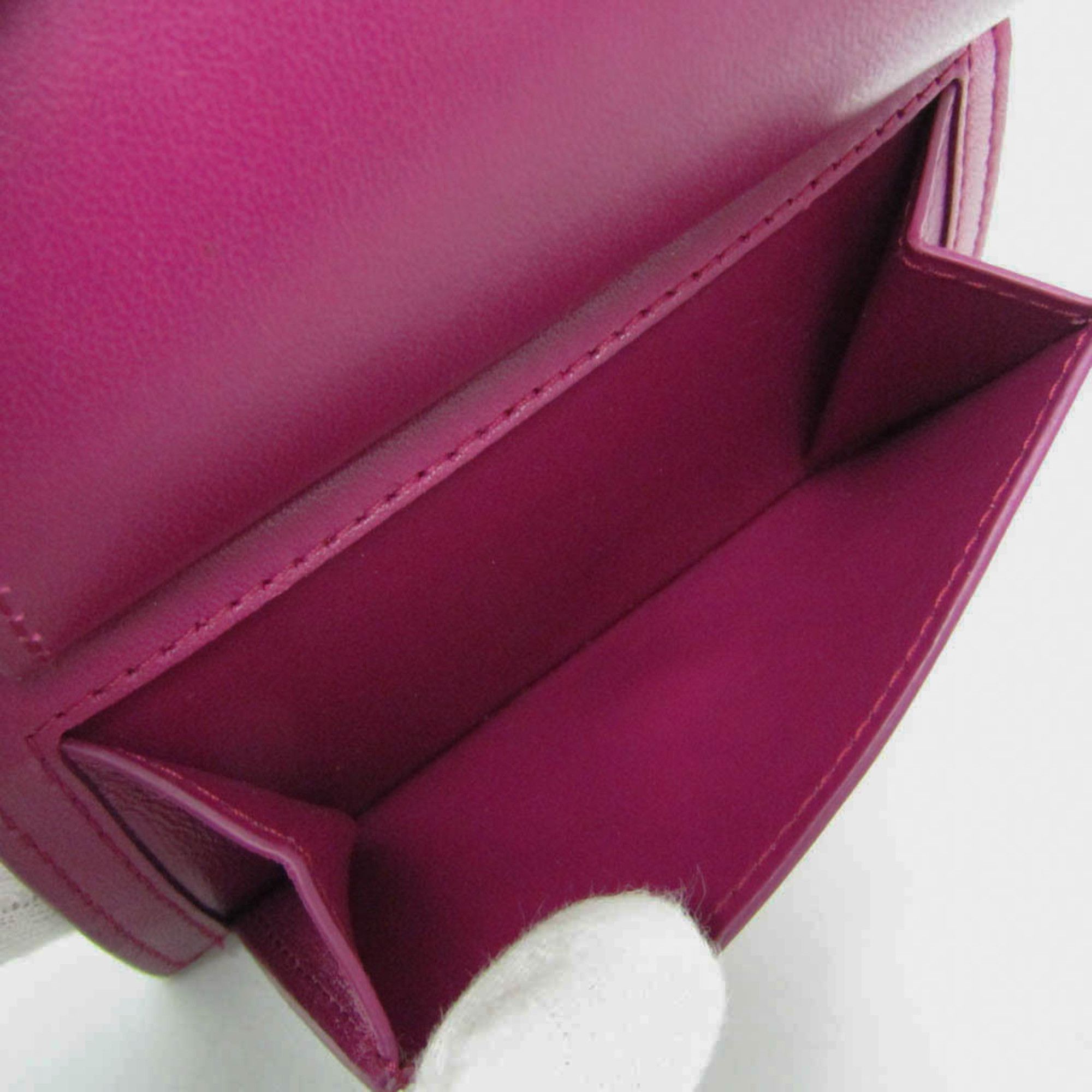 Bottega Veneta Bottega Veneta Intrecciato Coin Card Case Women's Leather Coin Purse/coin Case Purple Size ONE SIZE - 4 Thumbnail