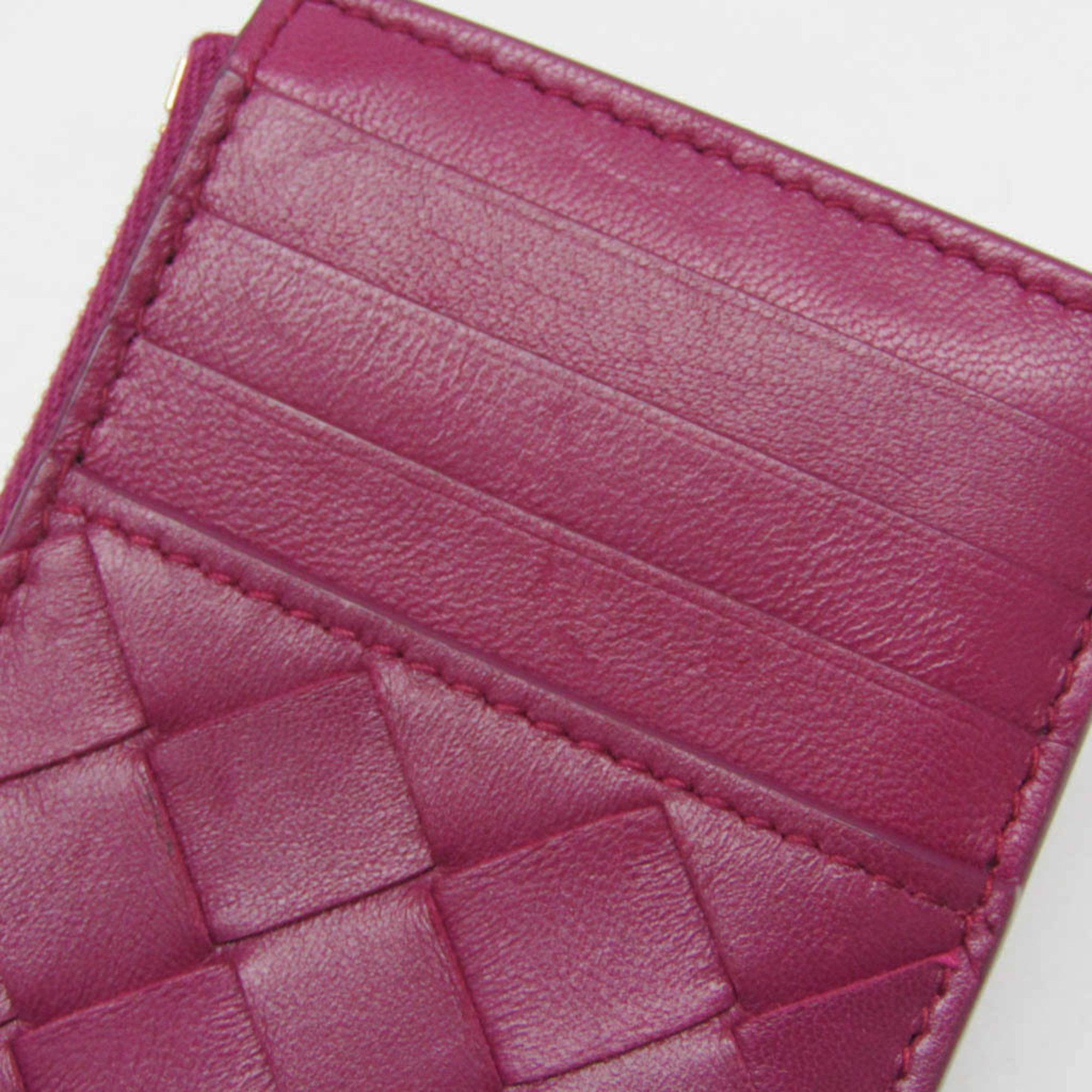 Bottega Veneta Bottega Veneta Intrecciato Coin Card Case Women's Leather Coin Purse/coin Case Purple Size ONE SIZE - 8 Thumbnail