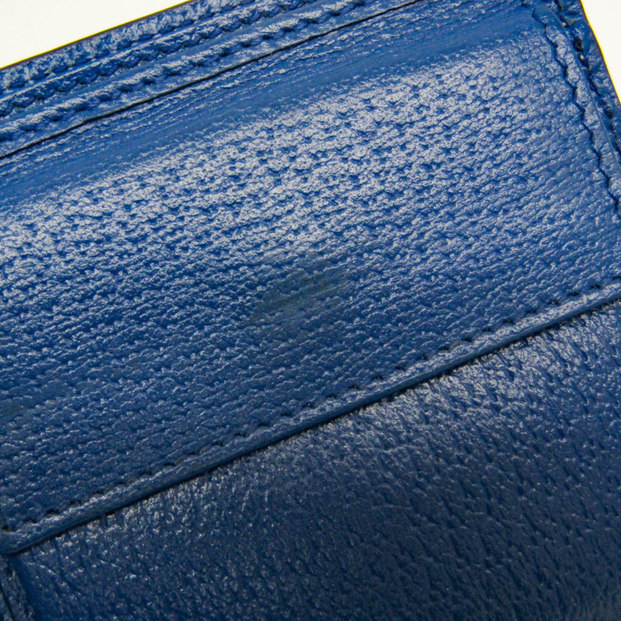 Gucci Gucci New Basket Interlocking G Coin Wallet 701417 Men,Women GG Canvas,Leather Wallet (bi-fold) Beige,Blue Size ONE SIZE - 9 Thumbnail