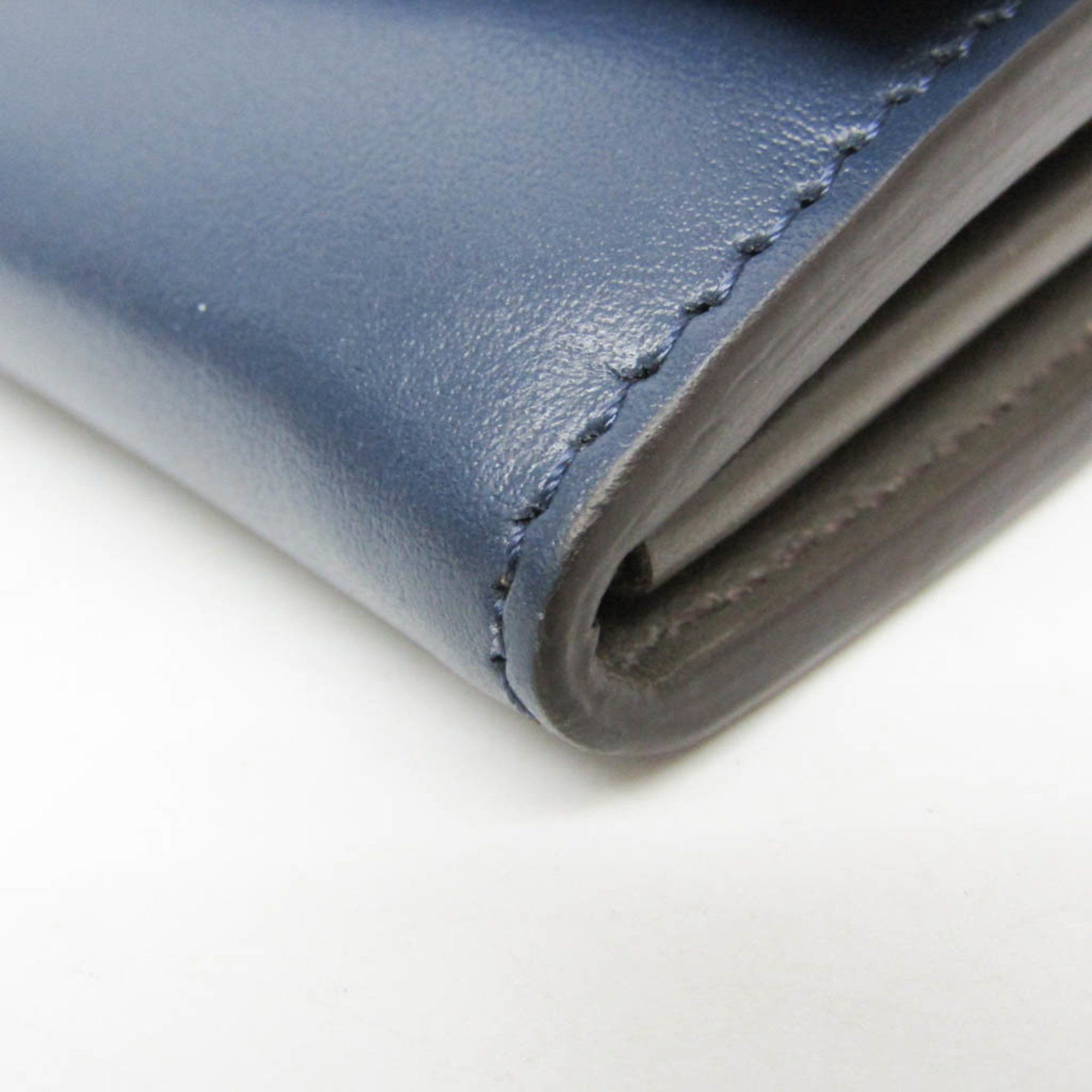 Fendi Fendi Peekaboo 8M0377 Women's Leather Long Wallet (bi-fold) Navy Size ONE SIZE - 5 Thumbnail