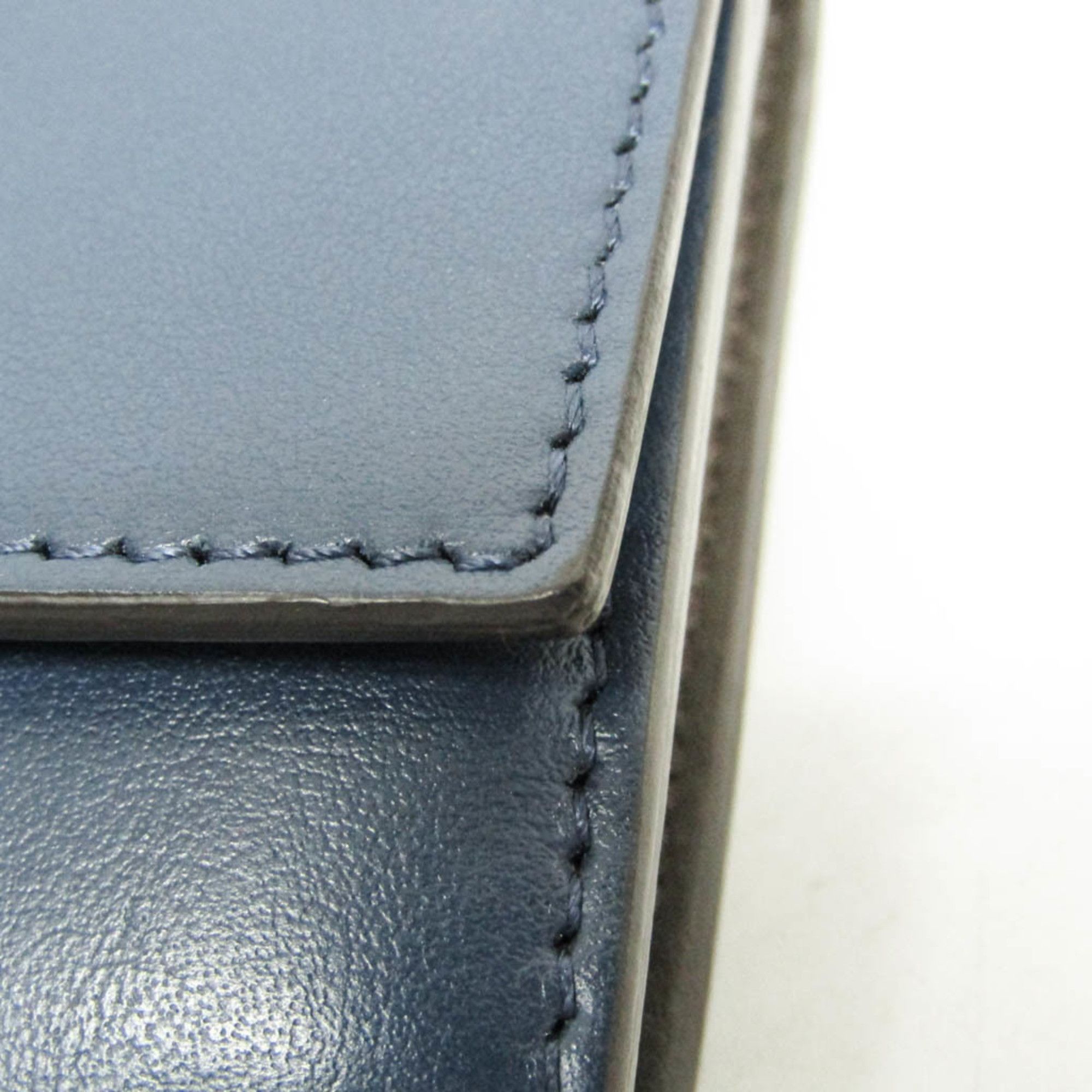 Fendi Fendi Peekaboo 8M0377 Women's Leather Long Wallet (bi-fold) Navy Size ONE SIZE - 6 Thumbnail
