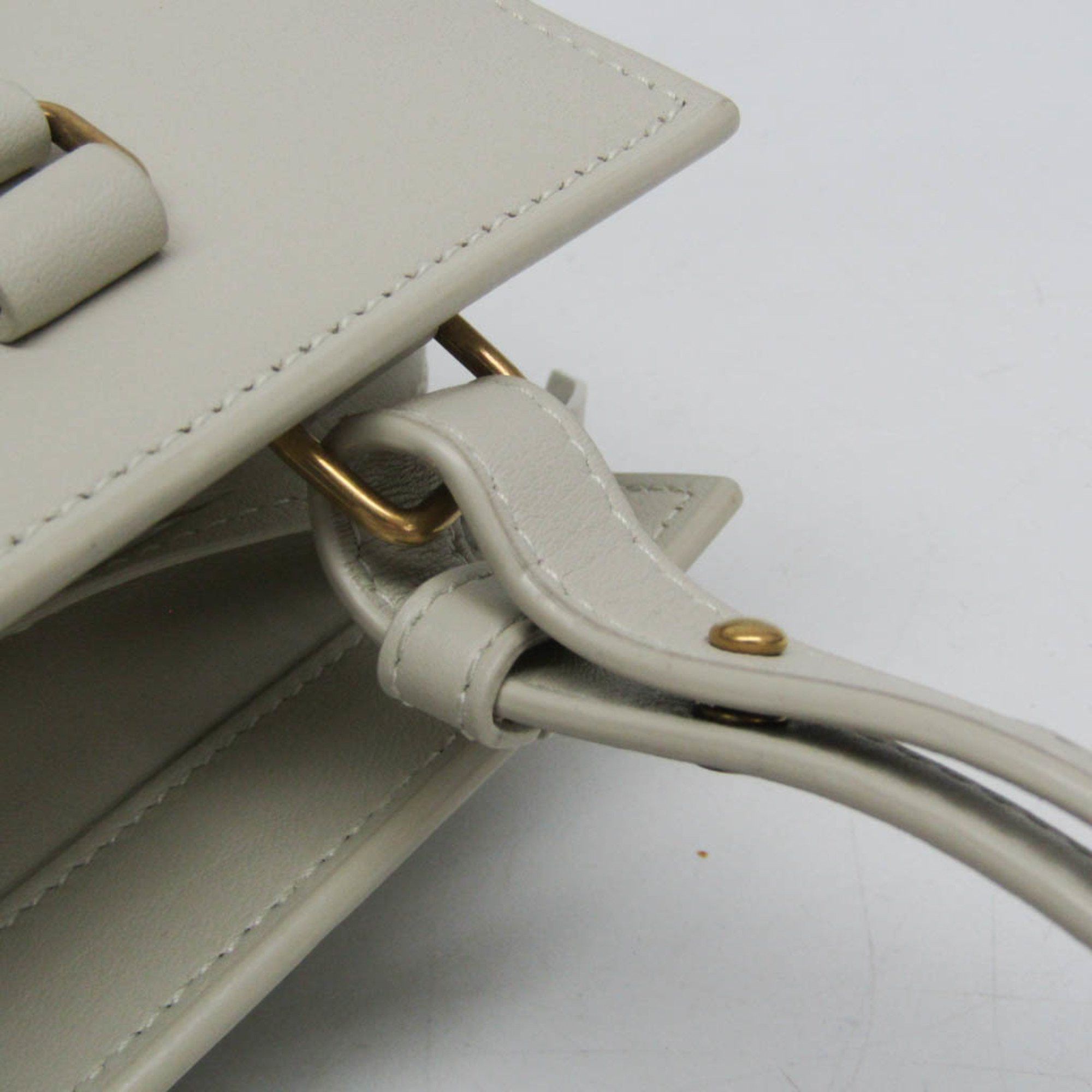 Saint Laurent Paris Saint Laurent Eastside Small 554116 Women's Leather Handbag,Shoulder Bag White Size ONE SIZE - 11 Thumbnail