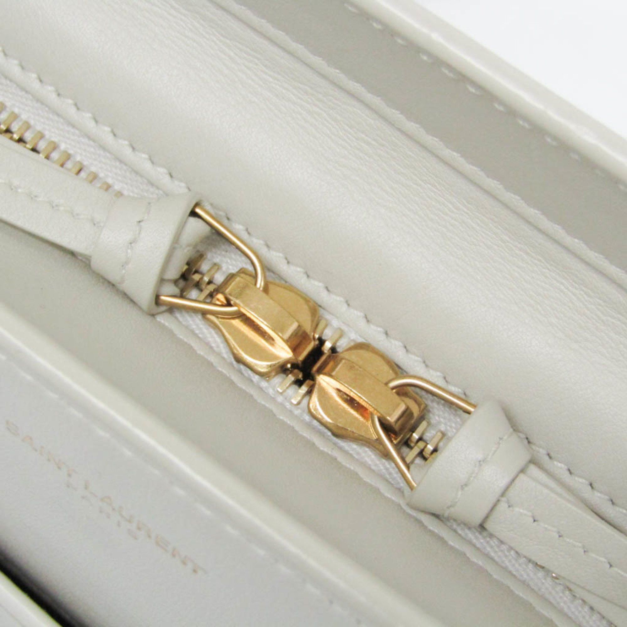 Saint Laurent Paris Saint Laurent Eastside Small 554116 Women's Leather Handbag,Shoulder Bag White Size ONE SIZE - 13 Thumbnail