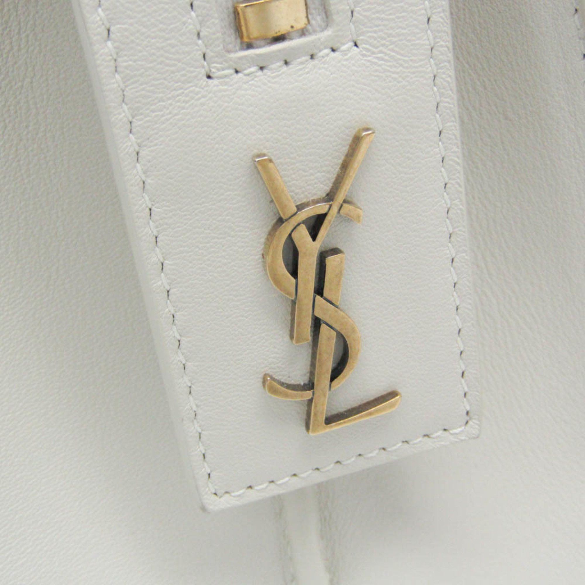 Saint Laurent Paris Saint Laurent Eastside Small 554116 Women's Leather Handbag,Shoulder Bag White Size ONE SIZE - 14 Thumbnail