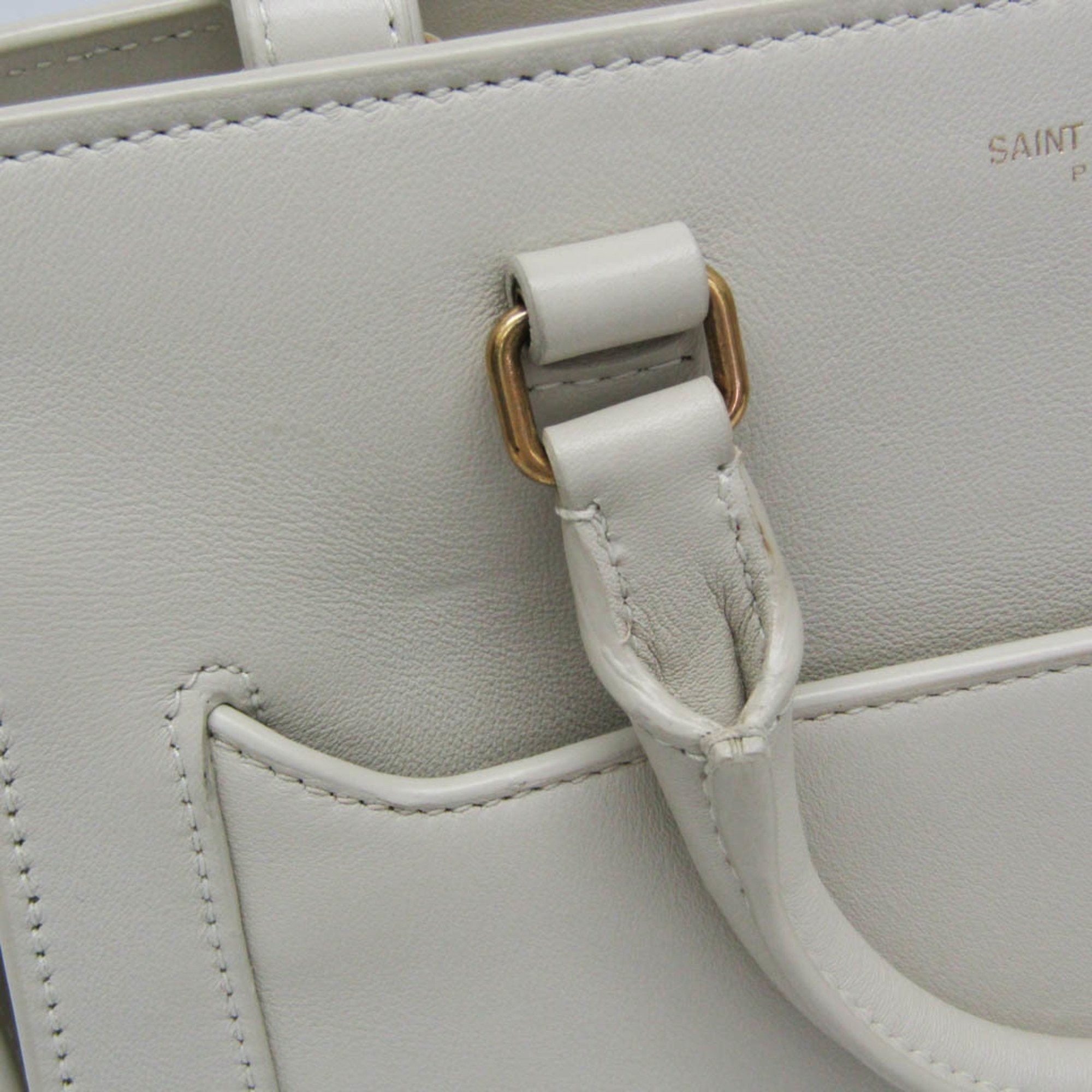 Saint Laurent Paris Saint Laurent Eastside Small 554116 Women's Leather Handbag,Shoulder Bag White Size ONE SIZE - 9 Thumbnail