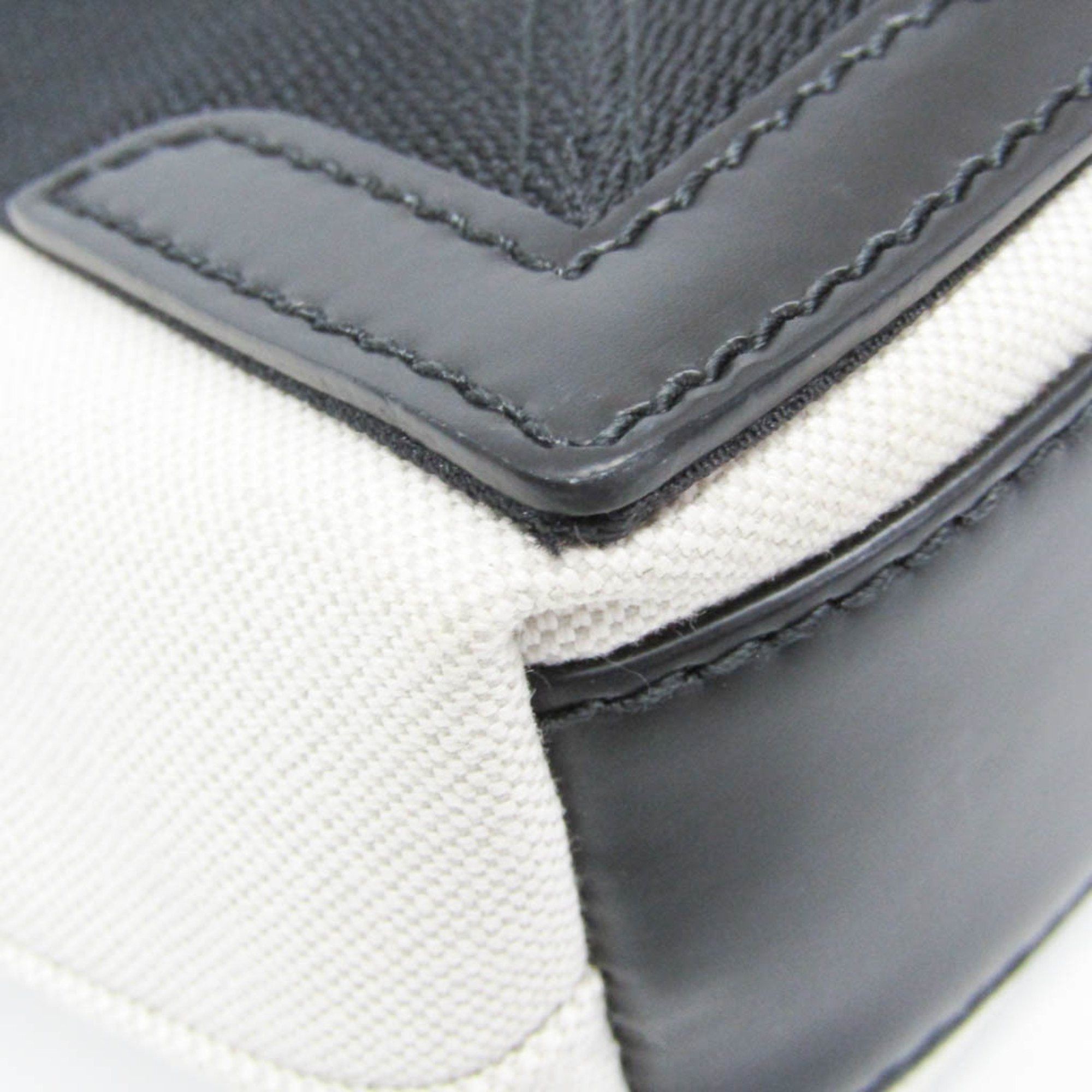 Balenciaga Balenciaga Navy Cabas XS 390346 Women's Canvas,Leather Handbag,Shoulder Bag Black,Cream Size ONE SIZE - 5 Thumbnail