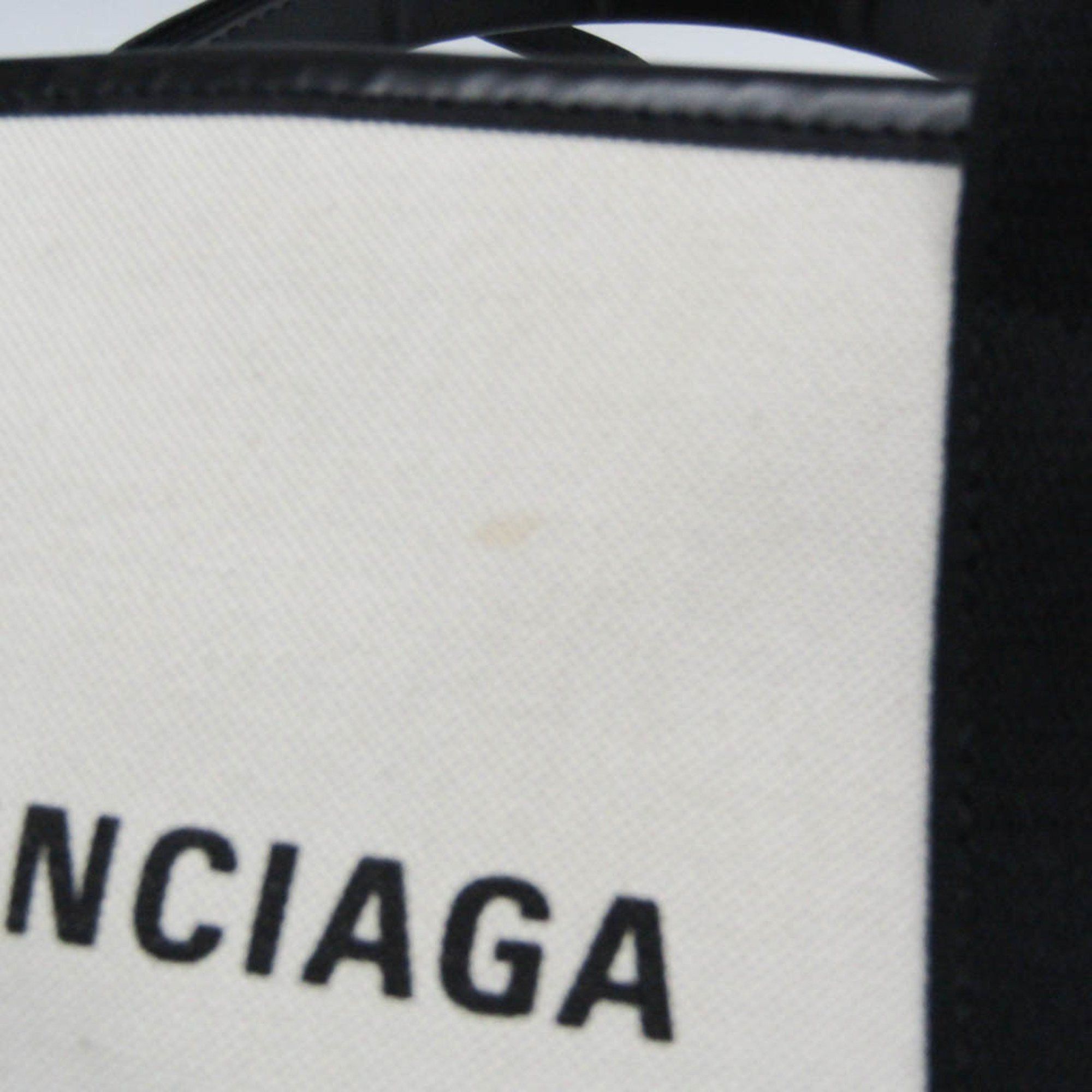 Balenciaga Balenciaga Navy Cabas XS 390346 Women's Canvas,Leather Handbag,Shoulder Bag Black,Cream Size ONE SIZE - 7 Thumbnail