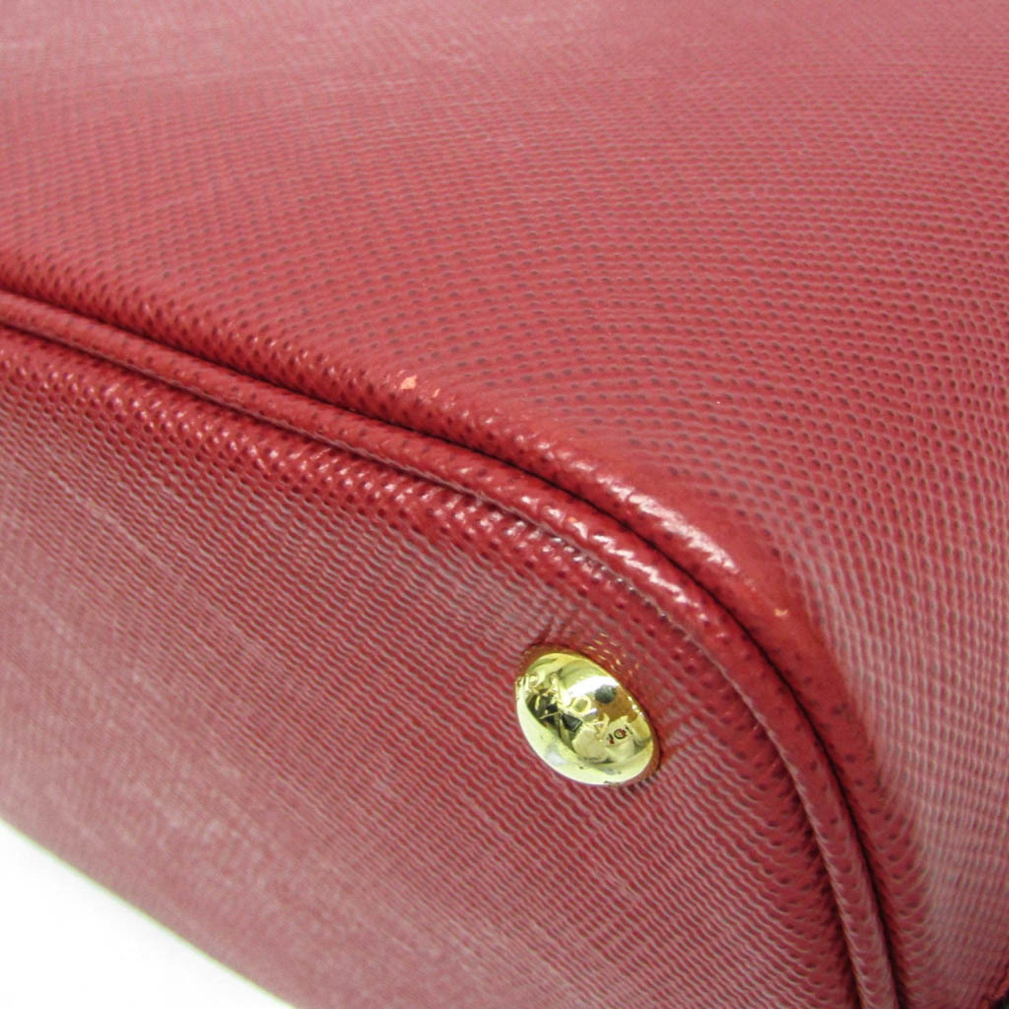 Prada Prada Saffiano Matinee 1BA282 Women's Leather Handbag,Shoulder Bag Red Color Size ONE SIZE - 5 Thumbnail