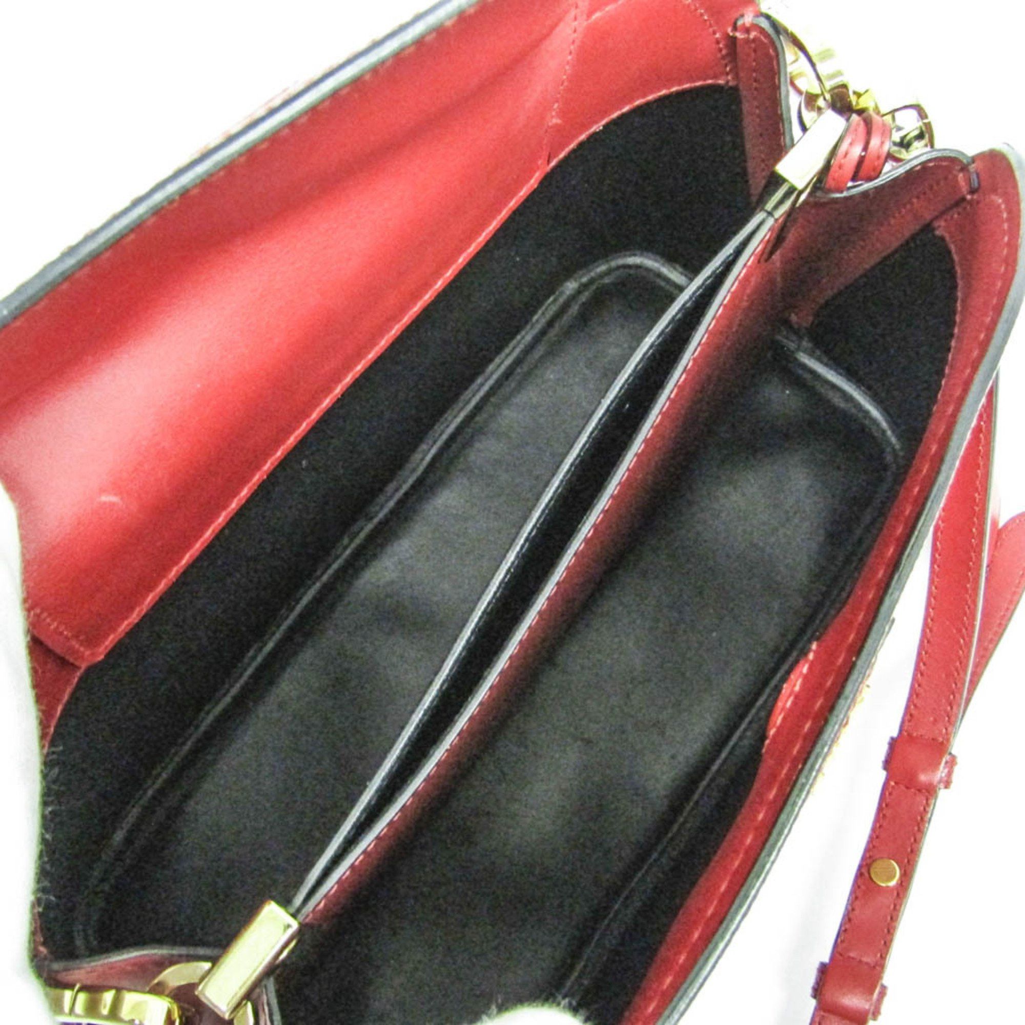Prada Prada Saffiano Matinee 1BA282 Women's Leather Handbag,Shoulder Bag Red Color Size ONE SIZE - 4 Thumbnail