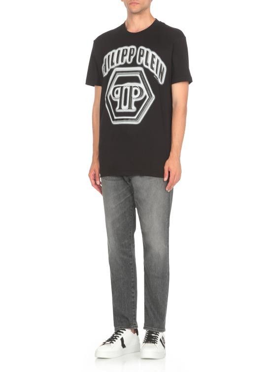 Philipp Plein PHILIPP PLEIN Men T-Shirts FADCMTK7449 PJY002N02 Black Size US XL / EU 56 / 4 - 3 Thumbnail