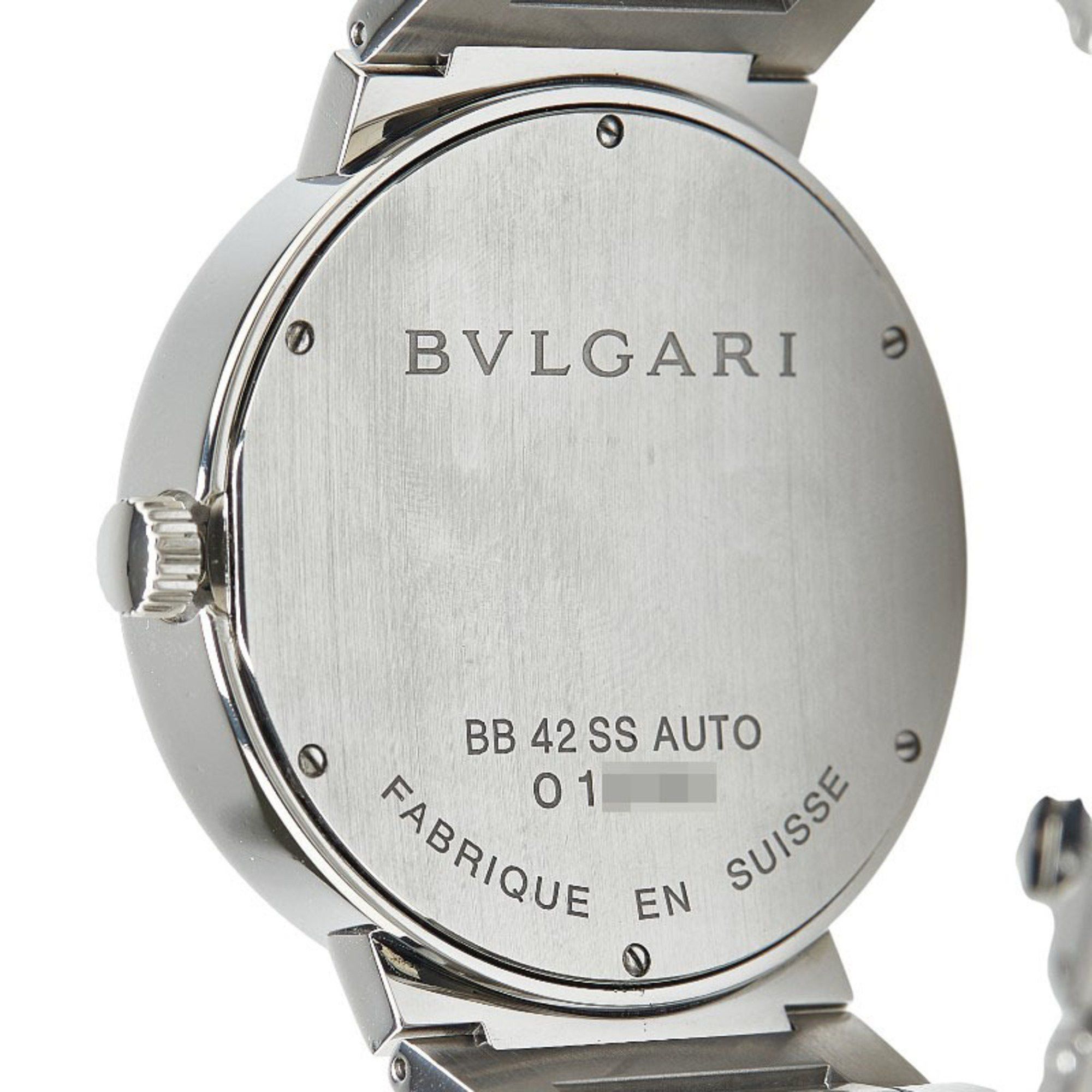 Bvlgari BVLGARI Watch BB42SS Automatic Black Dial Stainless Steel Men's Size ONE SIZE - 5 Thumbnail