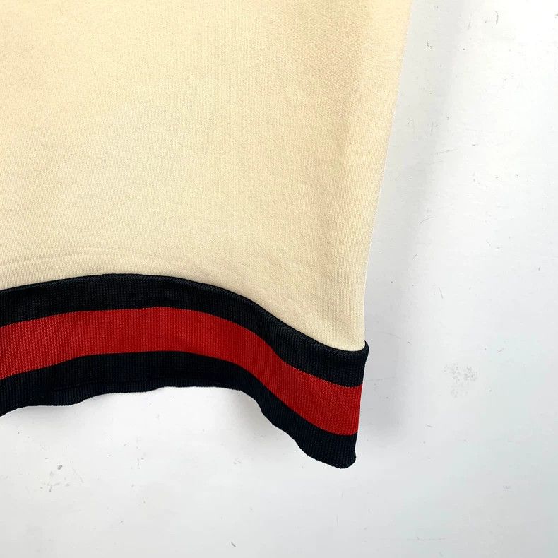 Gucci Gucci Beige Striped V-Neck Dress Size 36" / US 14 / IT 50 - 4 Thumbnail
