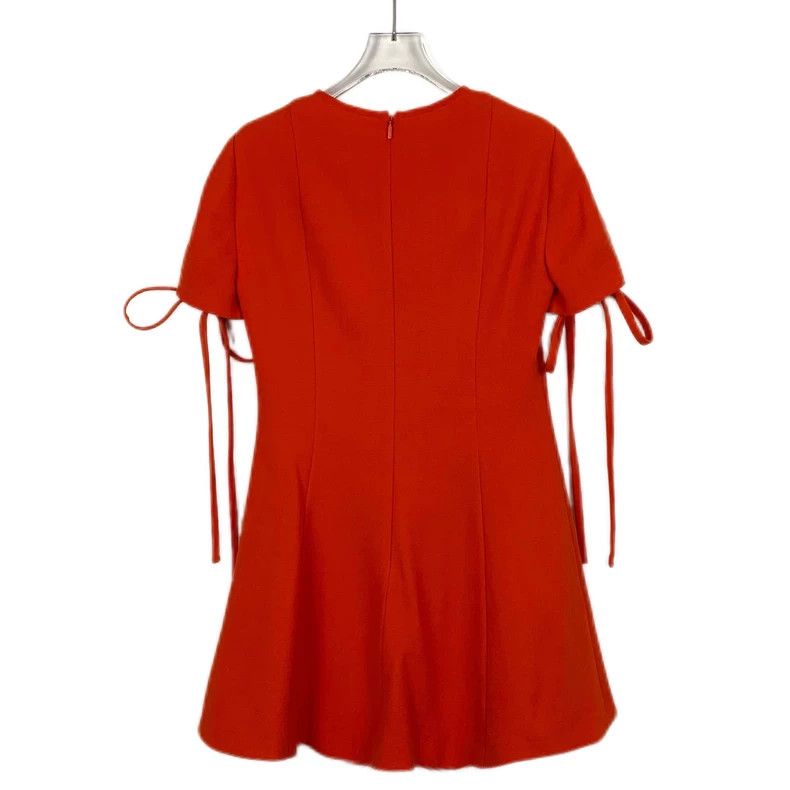 Gucci Red Tie Bow A-Line Dress by Gucci Size M / US 6-8 / IT 42-44 - 2 Thumbnail