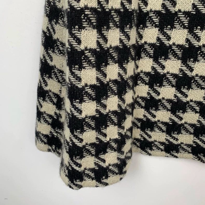 Gucci Gucci Black White Houndstooth Knit Skirt Size 24" / US 00 / IT 34 - 4 Thumbnail