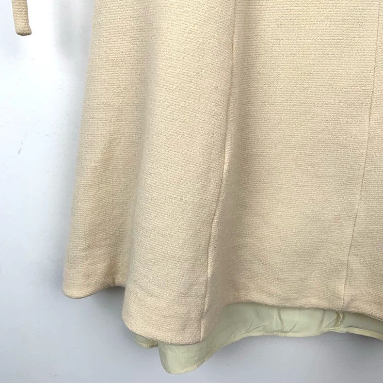 Gucci Beige Bow Tie Short Sleeve Dress Size 22" - 4 Thumbnail