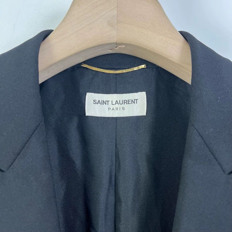 Yves Saint Laurent Classic Black Smoking Jacket by Saint Laurent Size US M / EU 48-50 / 2 - 3 Thumbnail