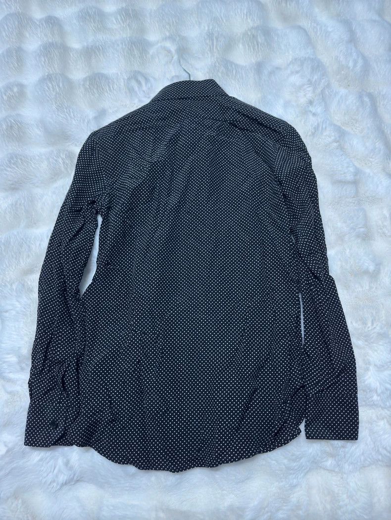 Yves Saint Laurent Saint Laurent Polka Dot Silk Shirt Size US M / EU 48-50 / 2 - 5 Thumbnail