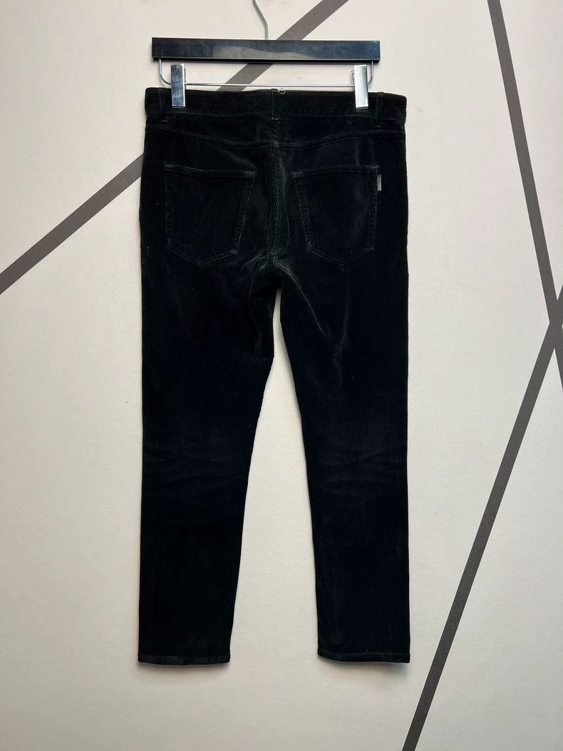 Yves Saint Laurent Saint Laurent Black Corduroy Pants Size US 31 - 2 Thumbnail