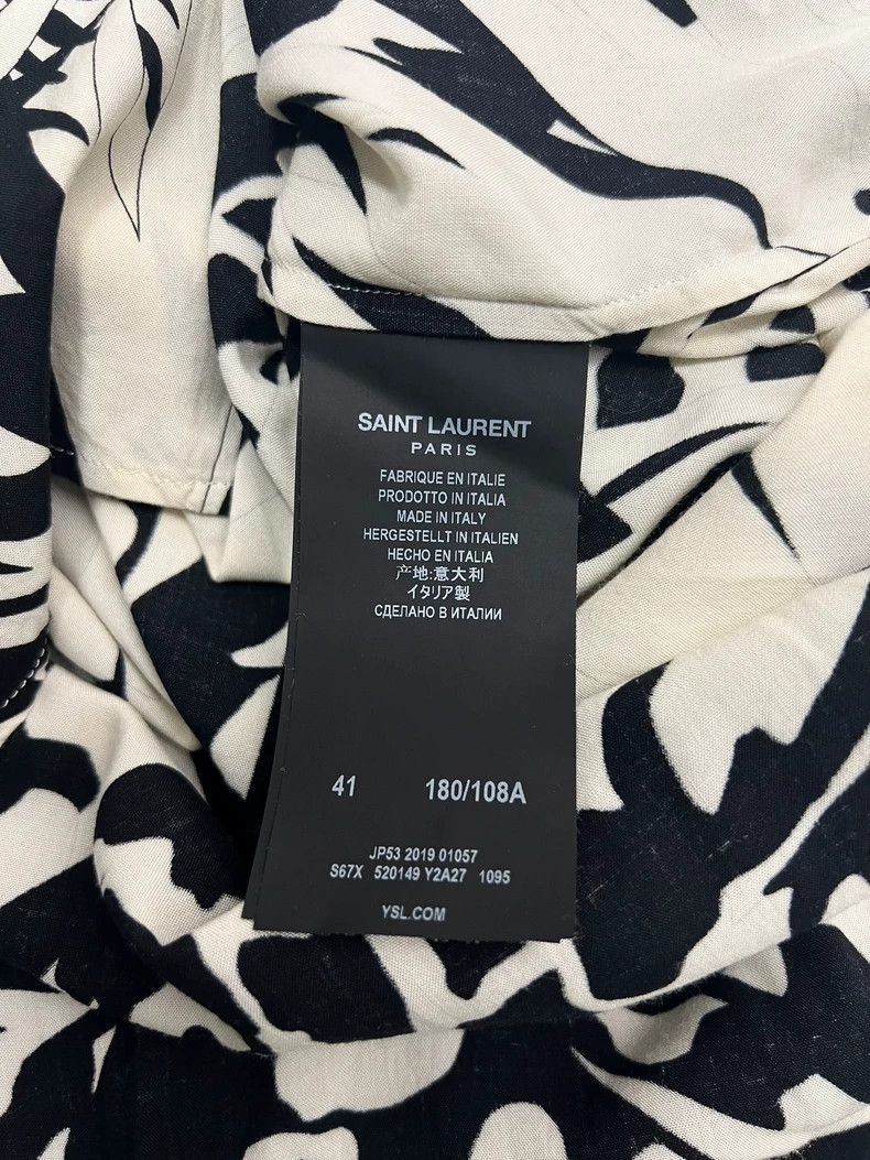 Yves Saint Laurent Saint Laurent Spring Summer Black White Shirt Size US M / EU 48-50 / 2 - 5 Thumbnail