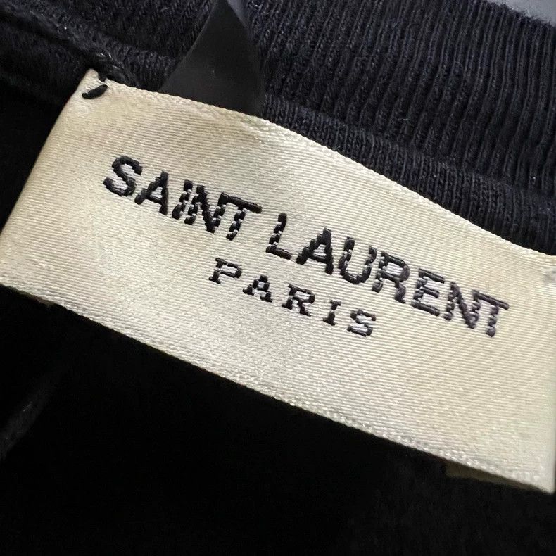 Saint Laurent Paris Saint Laurent Black Short Sleeve T-Shirt Size US M / EU 48-50 / 2 - 3 Thumbnail