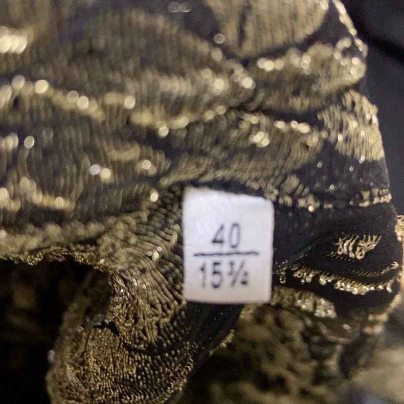 Yves Saint Laurent Black and Gold Patterned Saint Laurent Shirt Size US L / EU 52-54 / 3 - 9 Thumbnail