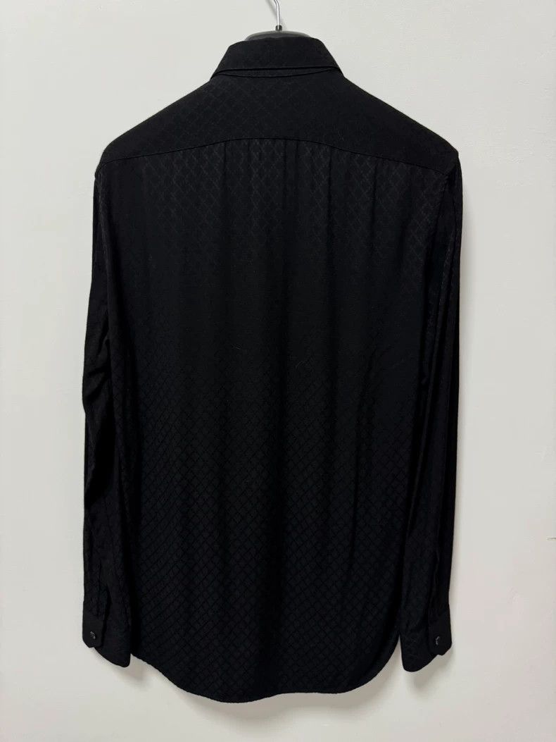 Yves Saint Laurent Saint Laurent Black Embroidered Shirt Size US M / EU 48-50 / 2 - 2 Thumbnail