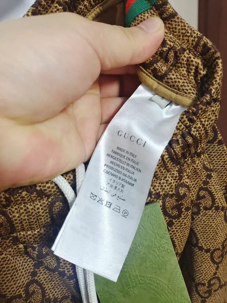 Gucci Gucci Logo Print Pants in Size Small Size US 30 / EU 46 - 8 Thumbnail