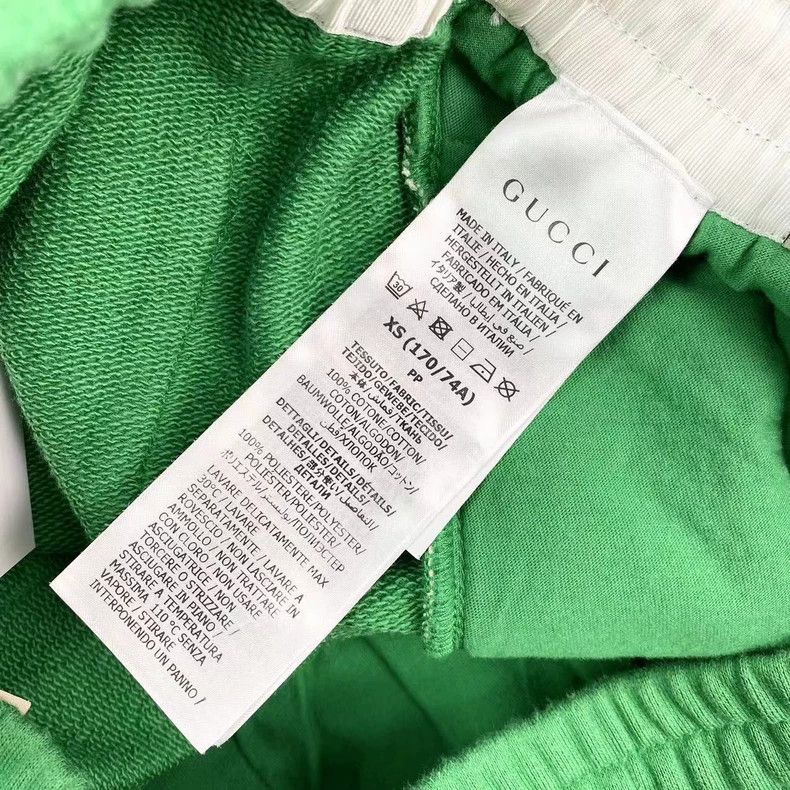 Gucci Gucci Green Logo Shorts for Sale Size US 26 / EU 42 - 5 Thumbnail