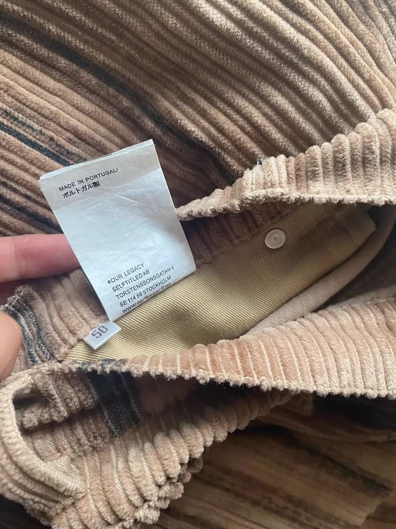 Our Legacy Our Legacy Corduroy Striped Pants Size US 31 - 4 Thumbnail