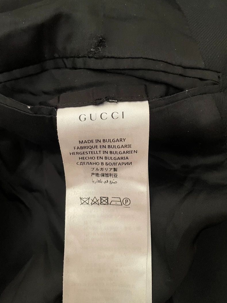 Gucci Gucci Wool Blazer Jacket with Flaw Size US XL / EU 56 / 4 - 5 Thumbnail
