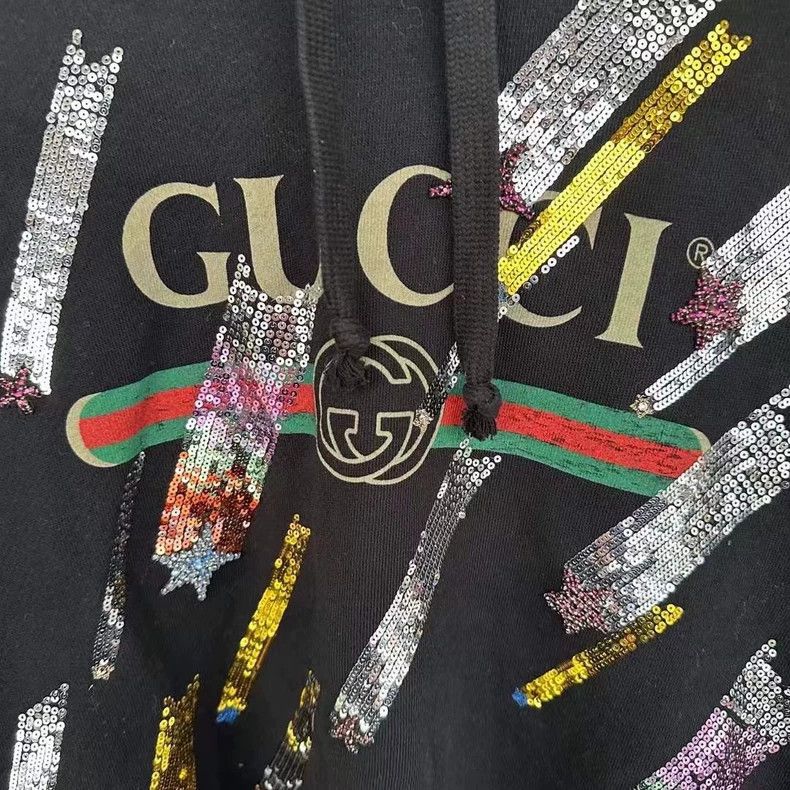 Gucci Gucci Star Print Sweatshirt Size US M / EU 48-50 / 2 - 2 Thumbnail